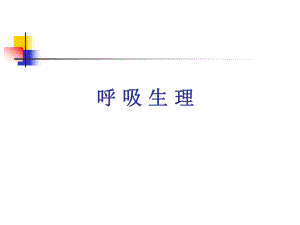 呼吸生理生理学.ppt