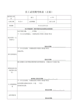 员工试用期考核表.docx