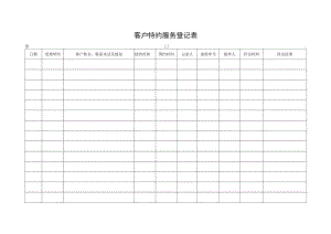 客户特约服务登记表.docx