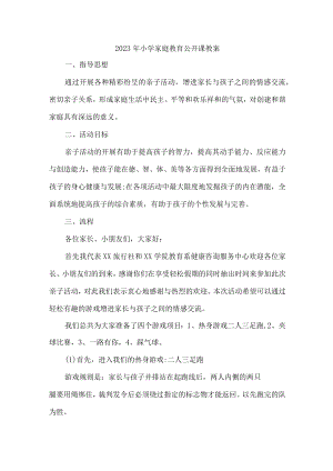 市区2023年实验小学家庭教育公开课教案 （汇编4份）.docx