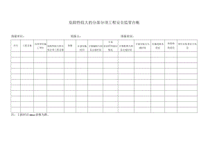危险性较大的分部分项工程安全监管台帐.docx