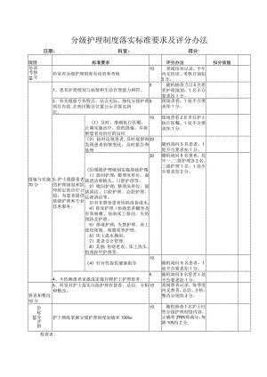 分级护理制度落实标准要求及考核办法.docx