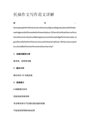 托福作文写作范文详解unct.docx