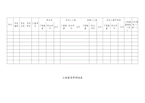 工程量清单明细表.docx