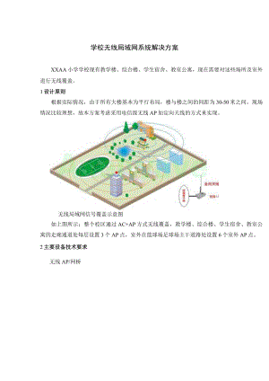 学校无线局域网系统解决方案.docx