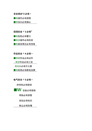 安全管理的20个必有.docx