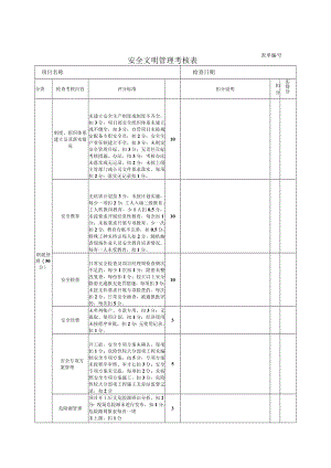 安全文明管理考核表.docx