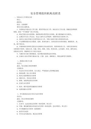 小学安全管理组织领导岗位职责.docx