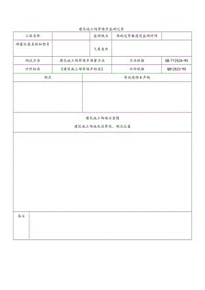 建筑施工场界噪声监测记录.docx