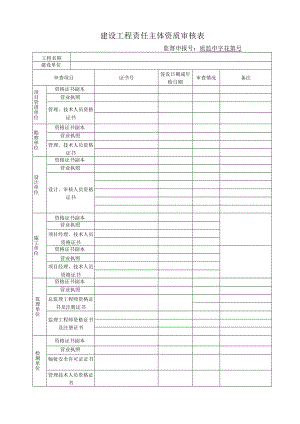 建设工程责任主体资质审核表.docx