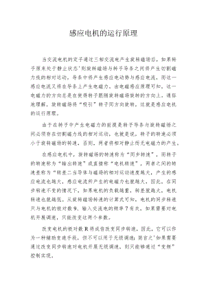 感应电机的运行原理.docx