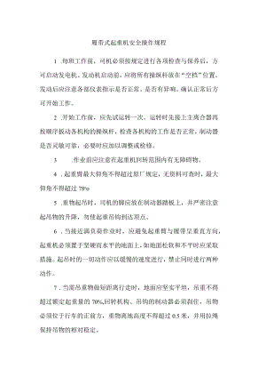 履带式起重机安全操作规程.docx