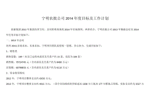 宁明开发项目年度目标及工作计划.docx