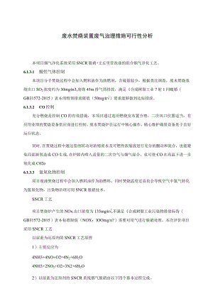废水焚烧装置废气治理措施可行性分析.docx