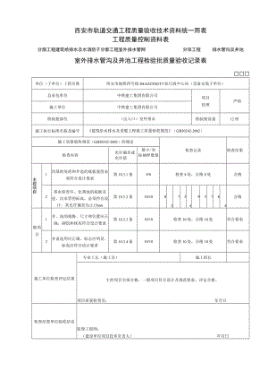 排水管沟及井池检验批.docx