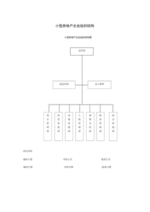 小型房地产企业组织结构.docx