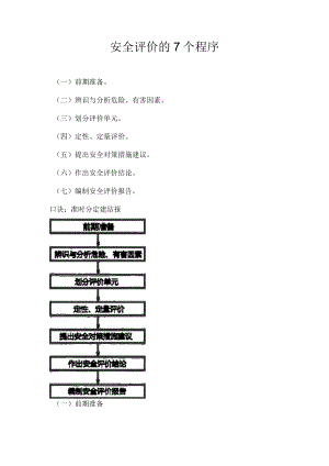 安全评价的7个程序.docx