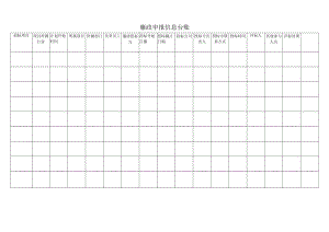 廉政申报信息台账.docx