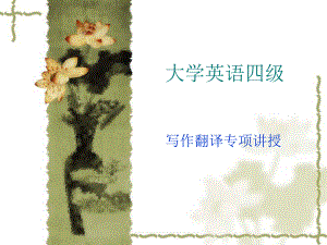 大学英语四级写作翻译.ppt