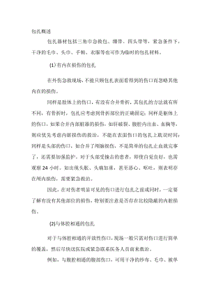 安全培训之包扎概述.docx