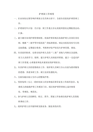 护理部工作制度.docx