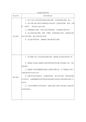 建设施工样品报审管理内容.docx