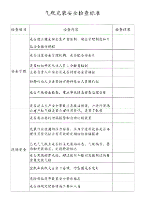 气瓶充装安全检查标准.docx