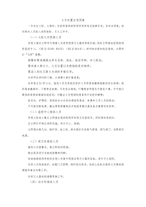 火灾处置应急预案.docx