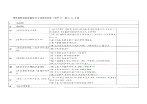 表高等学校实验室安全检查项目022年第7条.docx