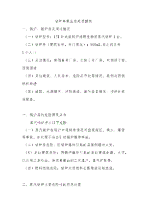 锅炉事故应急处理预案.docx