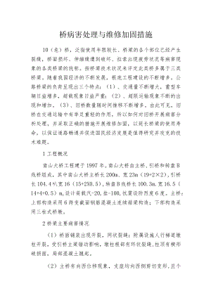 桥病害处理与维修加固措施.docx