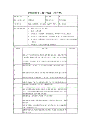 美容院院长工作分析表（美容类）.docx