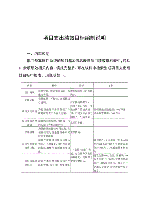 项目支出绩效目标编制说明.docx