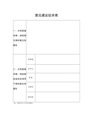 意见建议征求表.docx