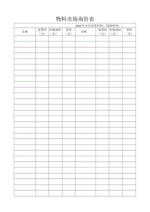 物料市场询价表.docx