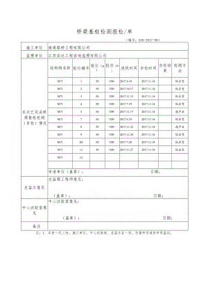 桥梁基桩检测单99.docx