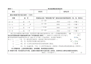 考试疫情防控承诺书.docx