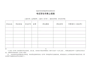考试学生作弊上报表.docx