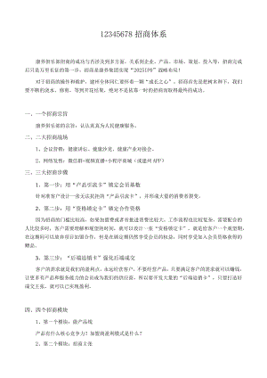 招商体系搭建.docx