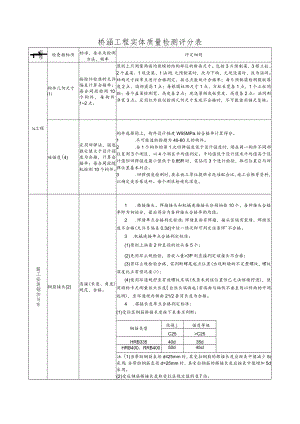 桥涵工程实体质量检测评分表.docx