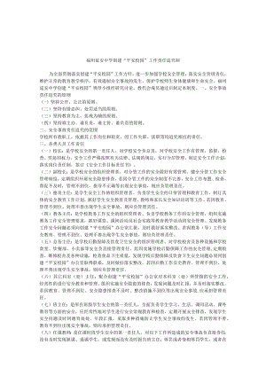 福州延安中学创建“平安校园”工作责任追究制.docx