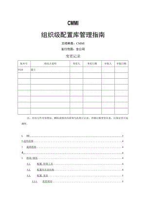 组织级配置库管理指南(网络技术有限公司).docx