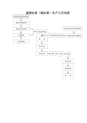 硒虫草生产工艺流程.docx