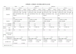 结肠癌、直肠癌患者随访服务记录表.docx