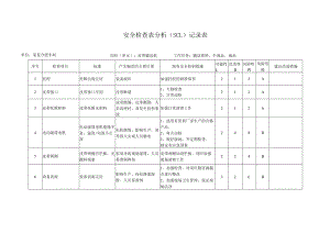 皮带输送机安全检查分析(SCL)记录表.docx