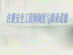 1.注册安全工程师制度与职业道德.pptx