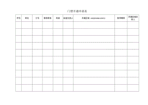 门禁开通申请表.docx