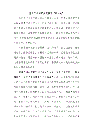 党员干部练好主题教育“真功夫”.docx