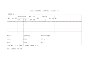行政执法机关没收物品（低值易耗物品）自行处理意见表.docx