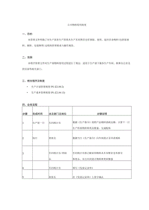 公司物料使用制度.docx